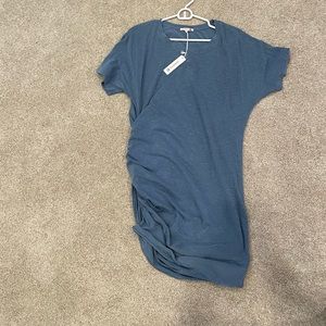 Sundry side ruched tshirt dress size 3